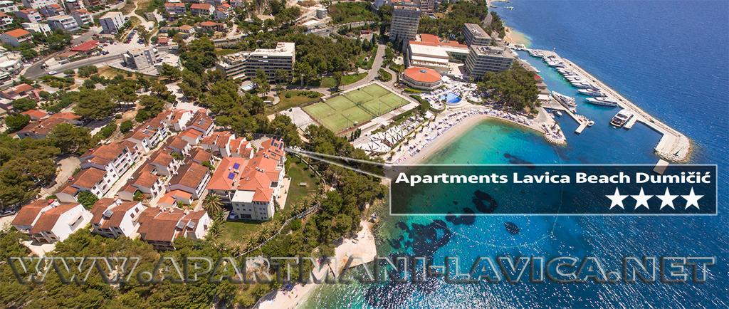 Apartments Lavica Beach Dumicic Podstrana Bagian luar foto